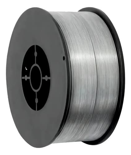 Alambre Tubular 0.8mm Acero Secur Flux Sin Gas Bobina 1kg Gris