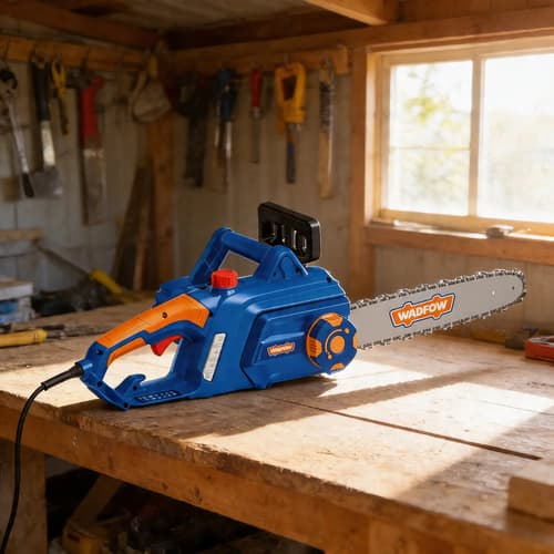 Electrosierra Makute 2200w, Vaina 16 , 1 Año Garantia Azul Marino