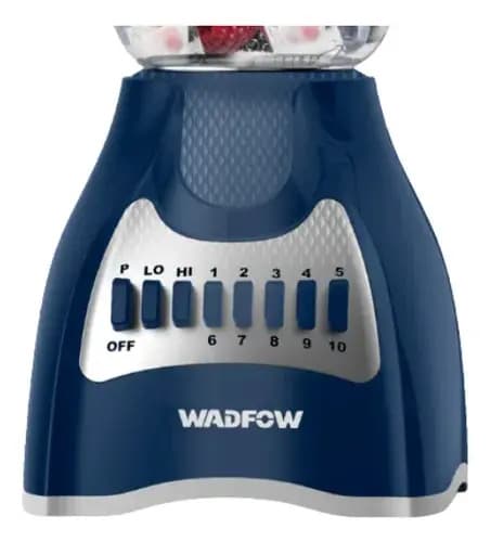 Licuadora 1.5l 650w Jarra De Vidrio 10 Velocidades Wzz4511a Azul Marino