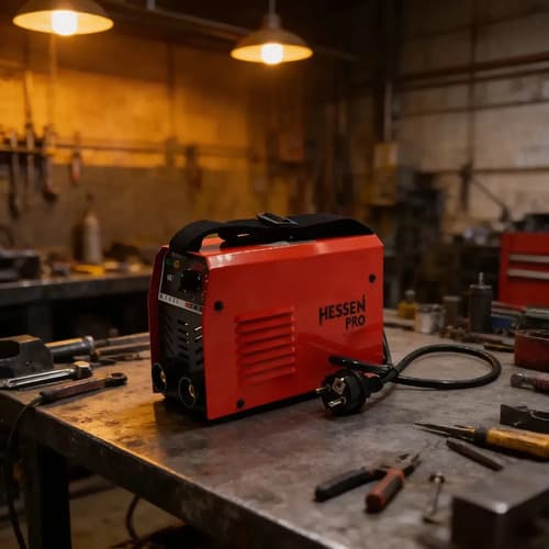 Soldadora Inverter Hessen 130 Amp Rojo 30% Ciclo De Trabajo
