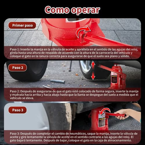 Gato Hidraulico Tipo Botella 32 Toneladas Gato Para Cochegato Hidráulico Para Coch