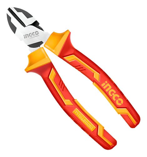Alicate Pinza Corte Diagonal Ingco 6 160mm Dieléctrico 1000 Rojo/amarillo
