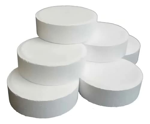 Pastillas De Tricloro 200g Tecsys Para Piscinas Pack 50 Unidades