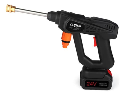 Hidrolavadora Nappo Inalámbrica De Mano 300w Batería Negro