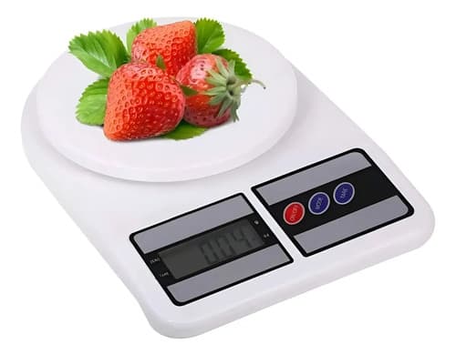 Balanza De Cocina Digital Genérica Sf-400 Blanca Blanco