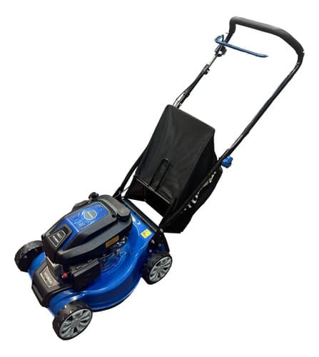 Cortacesped Nafta 3hp 66cc Con Recolector Hyundai Azul