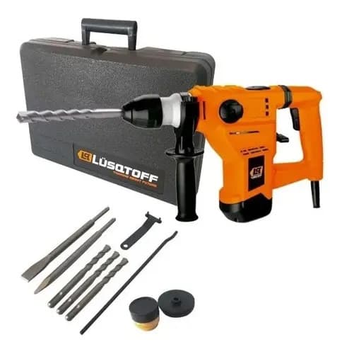 Rotomartillo Electroneumático Lüsqtoff Rml1500-8 Naranja Frecuencia De 50hz Con 1.5kw De Potencia 50 Hz