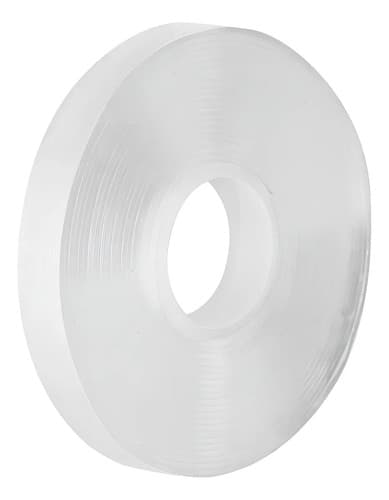 Cinta Doble Cara Reutilizable, Transparente 3mx10mm, Truper