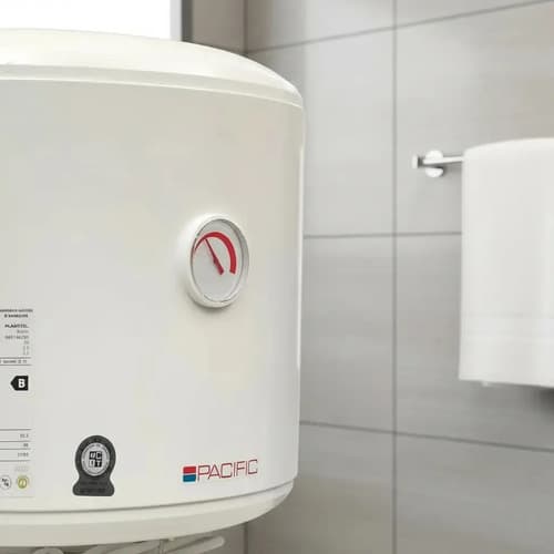 Termotanque Calefón Acero Inox Pacific 30 Litros Blanco