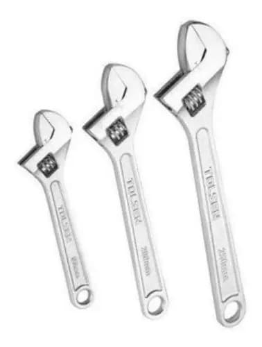 Llave Francesa Ajustable Set 3pcs 6 - 8 - 10  Ingco
