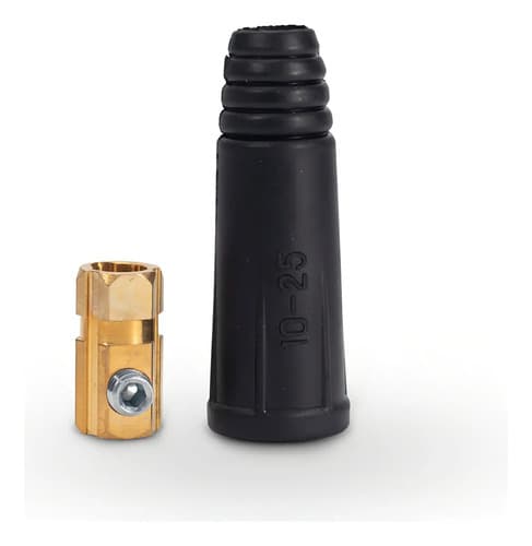 Cable De Soldadura De 9 Mm Con Conector Hembra De Conexión Rápida, 2 Unidades, 10 A 25 Mm