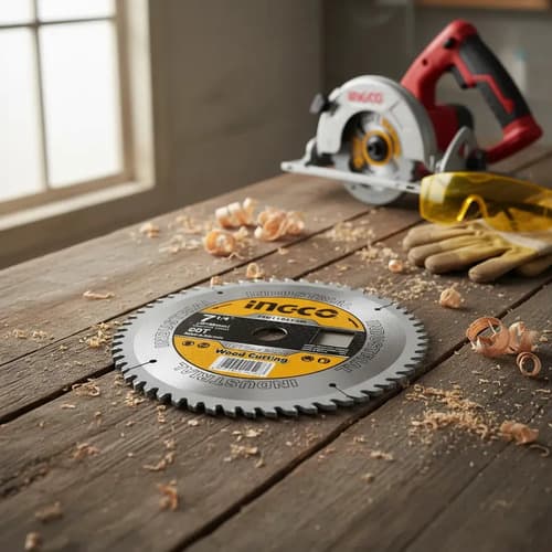 Disco Corte Madera 7¼ Sierra Circular Ingco 60 Dientes 20 Mm