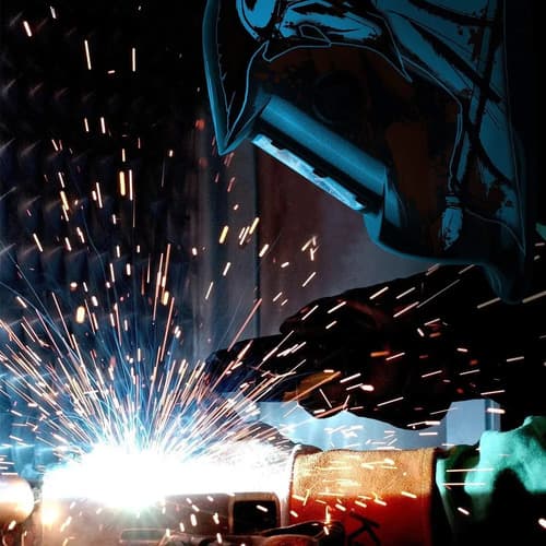 Careta Electrónica Anyiker Aykweld Buleeagle Para Soldar, Azul