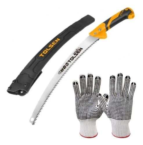 Corta Rama Profesional Tolsen Con Alargador 350mm Hoja 6tpi Negro