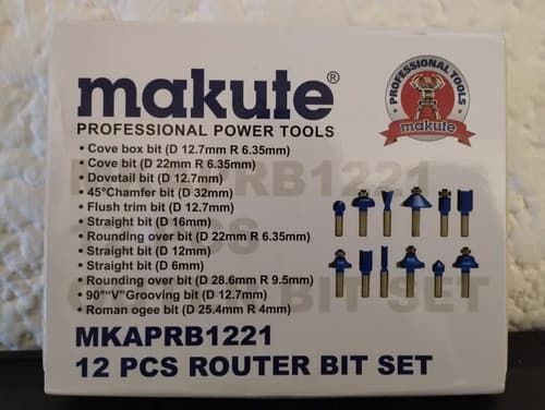 Kit De Fresas Makute X12 Piezas 