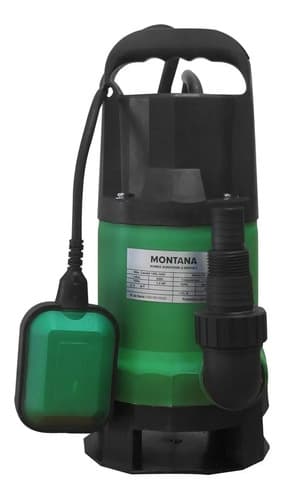 Bomba De Agua Sumergible 1 Hp Montana - Desagote Verde