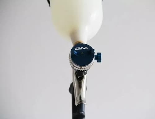 Pistola Soplete De Pintar 1,4mm Cane Swg Clear Modelo Color Plateado