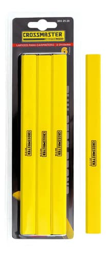Lápices Para Carpintero 6 Piezas Crossmaster 9932526
