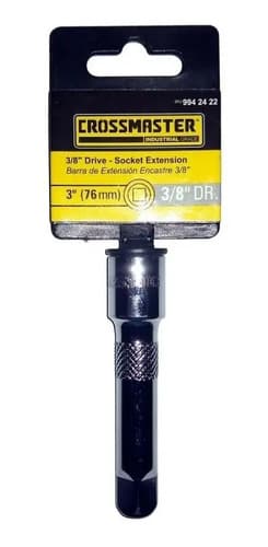 Barra Extension 76.2mm 3/8 Plateado
