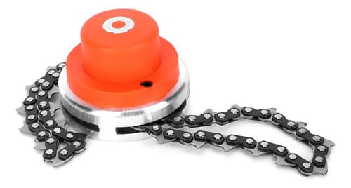 Cabezal De Corte De Cadena Multifuncional Para Cortacésped Color Naranja