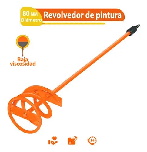 Revolvedor De Pintura, 80 Mm De Diámetro, Truper 11971