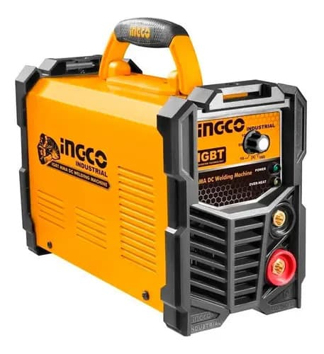 Soldadora Inverter Ingco Industrial Mma 200 Amp Color Naranja