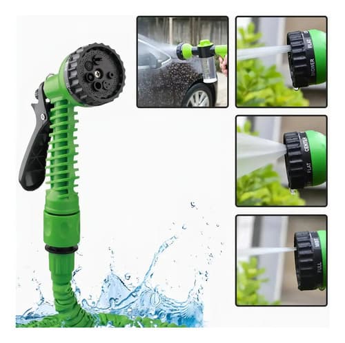 Magic Hose Manguera Retráctil Expandible 30 Mts Riego Color Verde