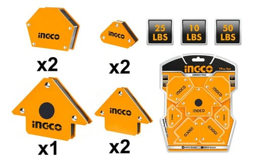 Set X7 Escuadra Magneticas Ingco Amwh7002