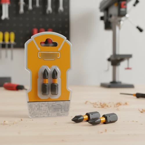 Set X 2 Puntas Impacto Ph2 X 25mm Ingco Sdbim71ph225