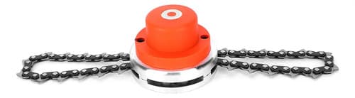 Cabezal De Corte De Cadena Multifuncional Para Cortacésped Color Naranja