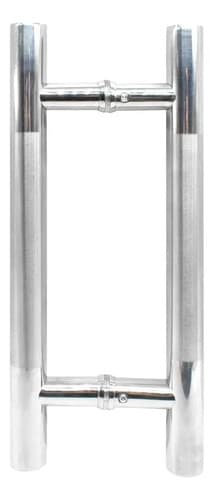 Manijon Metalico 2pz Para Puerta 30x2.5cm Lh-2560 Plateado