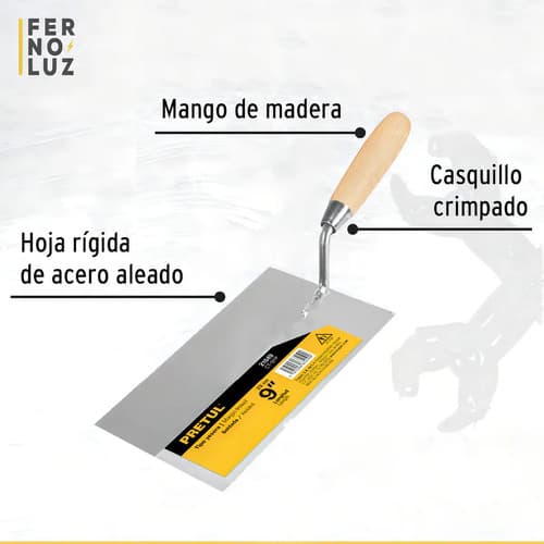 Cuchara De Albañil P/yeso 9 Pretul Ct-9yp