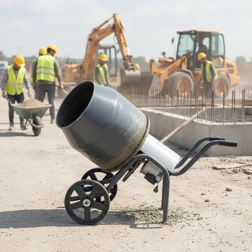 Hormigonera Trompito 130lts. Industrial Goldex Motor Weg