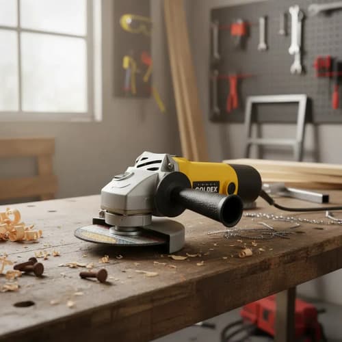 Amoladora 500w 10000rpm Goldex Color Amarillo/negro Frecuencia 50 Hz