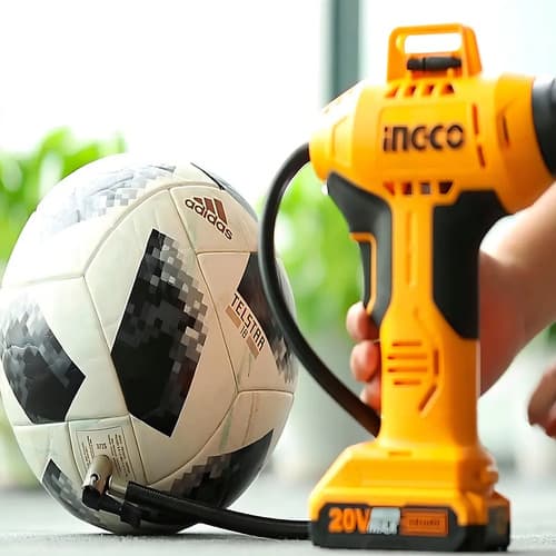 Compresor De Aire Tipo Pistola De Batería Ingco De 20 V Con 60