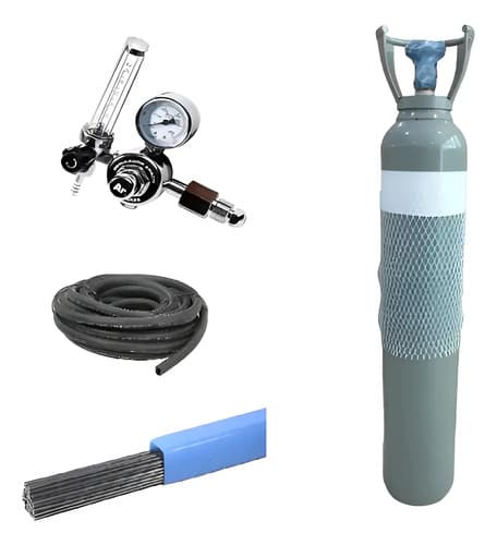 Tubo Cilindro Gas Argon Puro 2 Metros Cubicos Soldar Tig