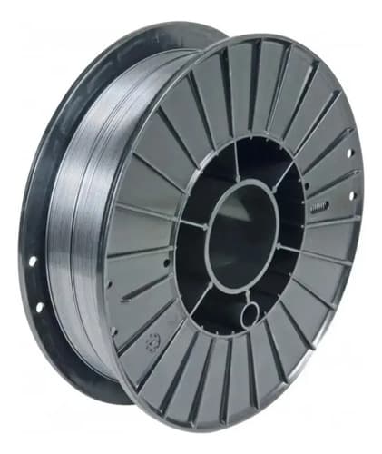 Rollo Alambre Para Soldar Mig Mag Flux Tubular 0.8mm X 2 Kg Plateado