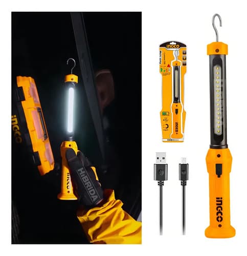 Llave De Impacto Brushless 1/2 + Lámpara + Juego Dados Color Amarillo