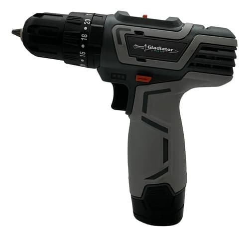 Taladro Atornillador Recargable Gladiator Gris