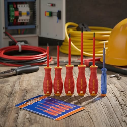 Juego De Destornilladores Con Aislamiento 6ps Wss7406 Wadfow