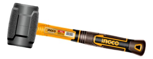 Combo Martillo Mazo De Goma 16oz Ingco Hruh8816