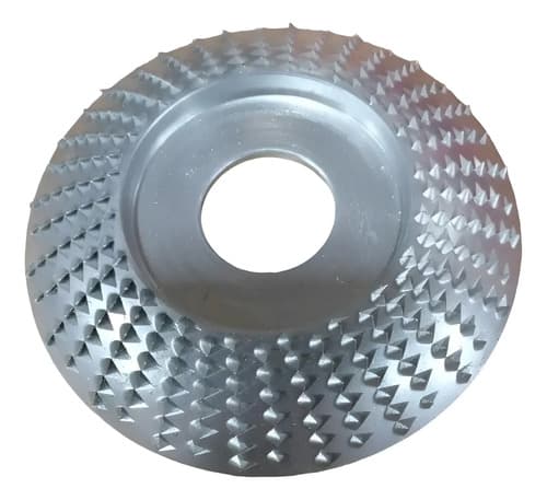 Disco De Desbaste Curvo Para Madera Plateado