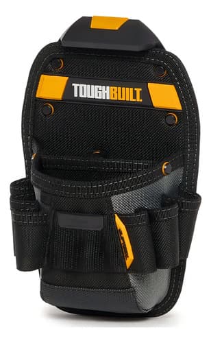 Bolso Abierto + Coleto Cliptech 20cm Toughbuilt Tb-ct-180-8 Color Negro