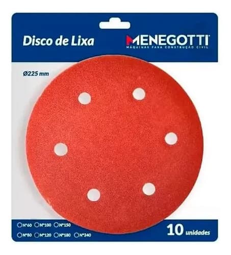 Kit Con 10 Lijas De 225 Mm Para Jirafas, Lijadora De Techo Y Grava, Cantidad 7