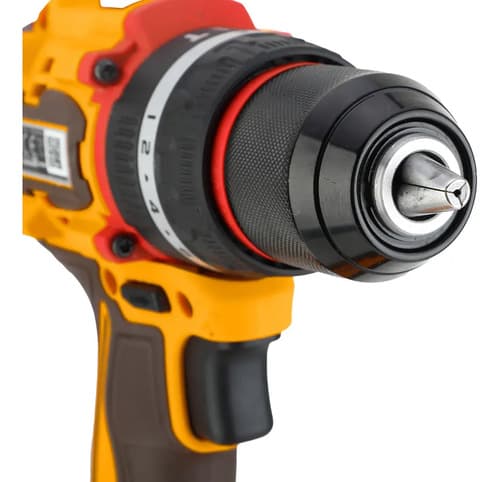 Atornillador Taladro Percutor 20v + 2 Baterías + Accesorios Naranja 0