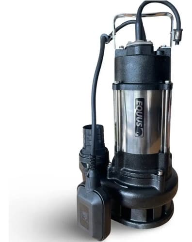Bomba Sumergible 750w Equus Para Riego Y Drenaje Plateado