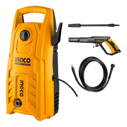 Hidrolavadora 130 Bar 1400w Hpwr14008 Ingco 5.5l/min Naranja