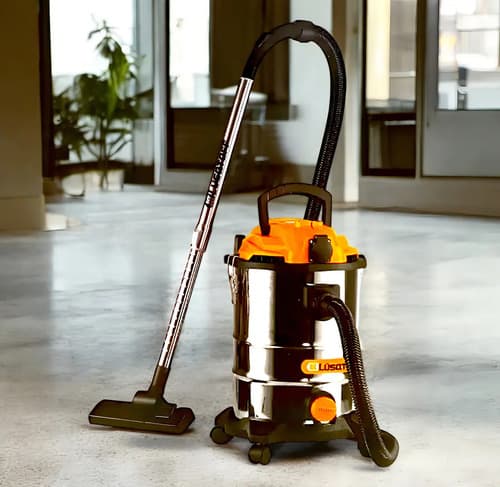 Aspiradora Polvo Liquido Lusqtoff 25lts 1400w Gris