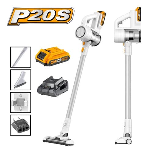 Aspiradora P20s Ciclonica C Bat 2ah Y Cargador Cvli2006 Color Amarillo