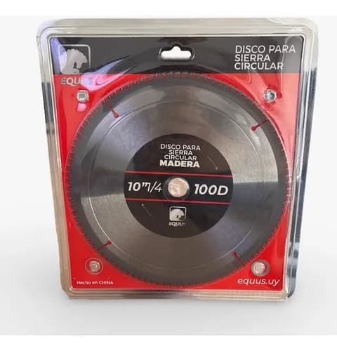 Disco Para Sierra Circular 10 1/4 100t Equus Negro